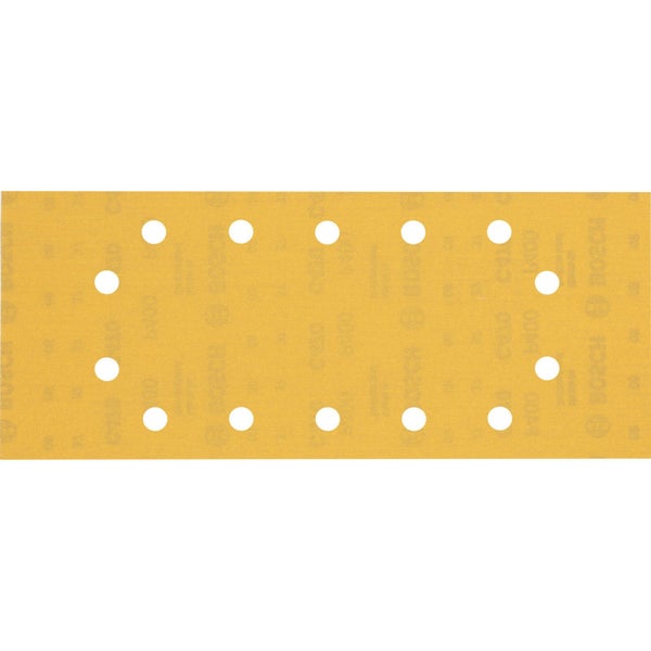 Bosch 10x Expert C470 Schleifpapier mit 14 Löchern für Schwingschleifer 115 x 280 mm G 400 - 2608900852