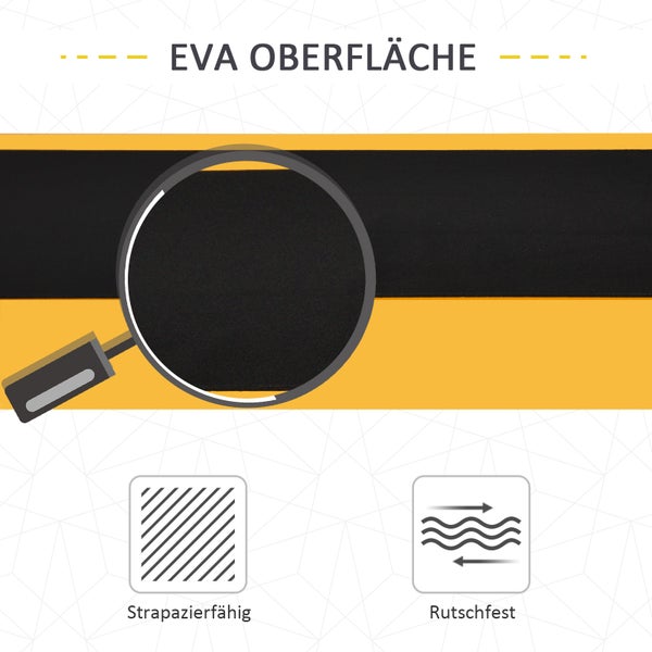 DURHAND 2er-Set Arbeitsbock Sägepferd Klappbar Unterstellbock rutschfest Metall Gelb 99,5 x 50 x 76 cm
