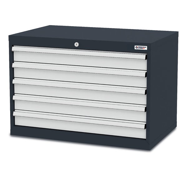 WS24 Schubladenschrank Schubladen: 5 x 100 B x T x H 900 x 575 x 620 mm - WS24-100317