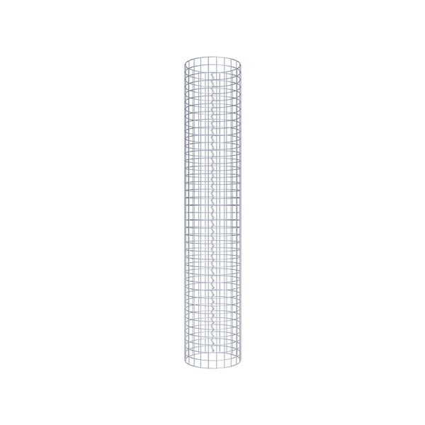 Gabionensäule Durchmesser 37 cm MW 5 x 5 cm rund - Höhe: 200 cm