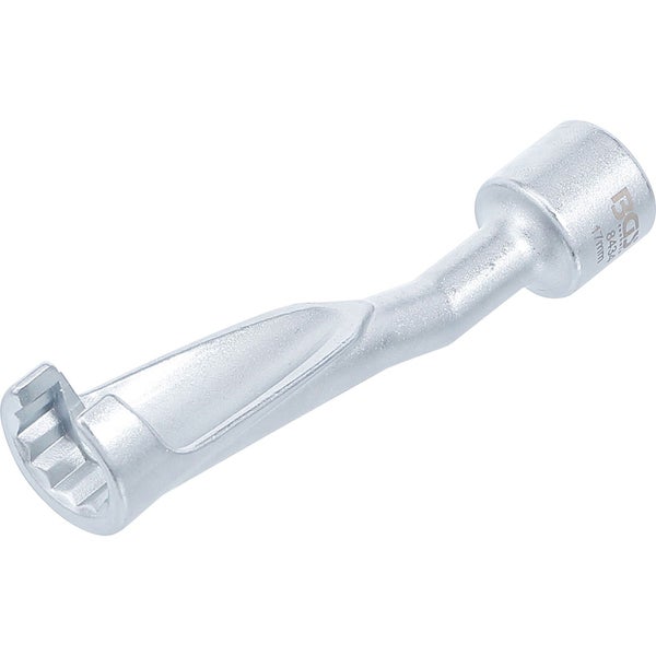 BGS Spezial-Schlüssel für Einspritzleitungen für BMW / Opel 2.5TD / Mercedes-Benz Antrieb 12,5 mm (1/2) SW 17 mm - 8434
