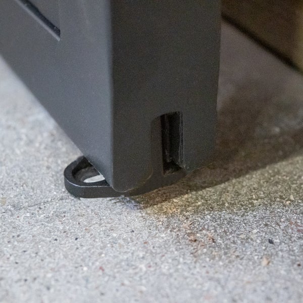 Loftschiebetür Komplettset Doppelflügelig 1550x2065mm aus Stahl in schwarz mit Glaseinsatz