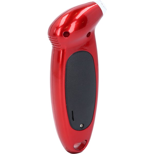 Reifendruckmesser in rotem Gehäuse