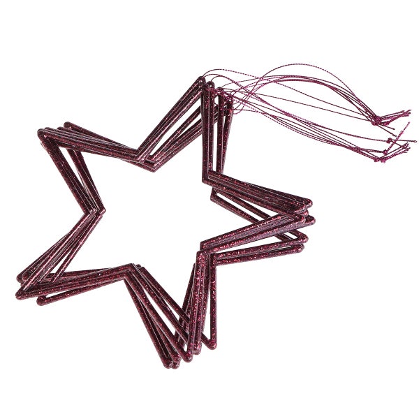 Dekorativer Stern aus Metall zum Aufhängen