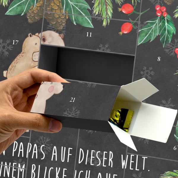 Mr. & Mrs. Panda Befüllbarer Adventskalender Papa Bär - Schwarz