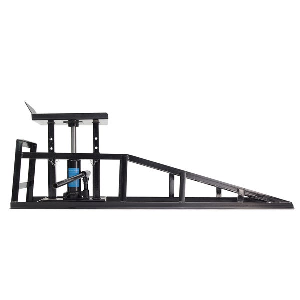 1 x hydraulischer Auffahrbock höhenverstellbar Wagenheber PKW KFZ Auffahrrampe