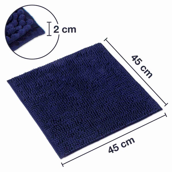 Badematte PARIS Dunkelblau 45x45cm 1 St.