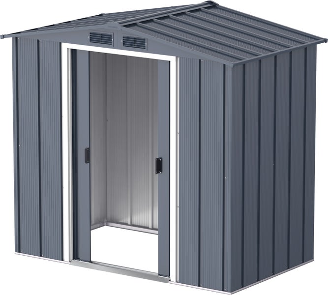 Metall Gerätehaus 202x113 Gartenhaus Schiebetüren