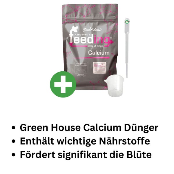 Green House Feeding Calcium Dünger 500 Gramm – Stärkt Zellwände, gegen Calciummangel