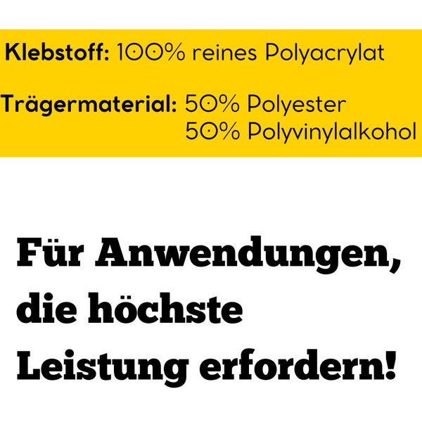 Spezialklebeband für Innen-, Aussenbereich, 60mm x 25m, 230g/m², schwarz