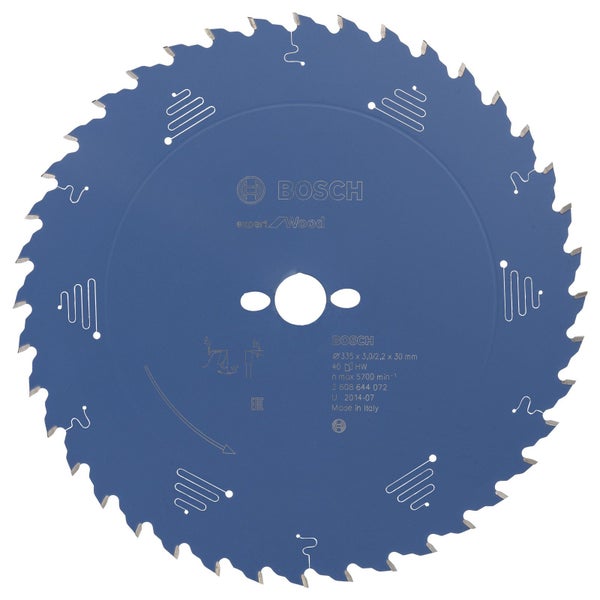 Bosch Kreissägeblatt Expert for Wood für Handkreissägen 335 x 30 x 3 mm 40 - 2608644072