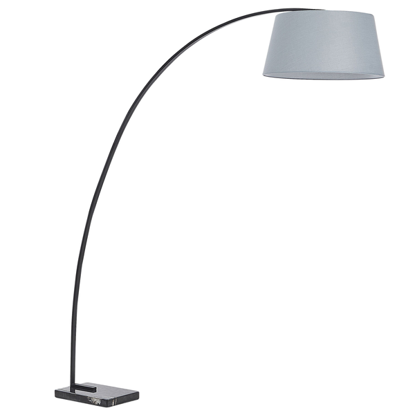 Stehlampe BENUE Metall Grau