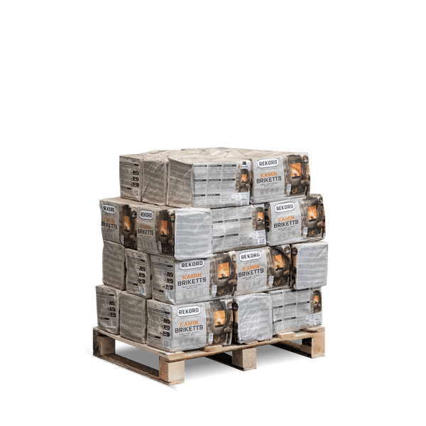 Rekord Braunkohlebriketts 10kg x 30 Paket 300kg Palette