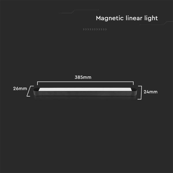 Magnetische Linearleuchte mit Abmessungen