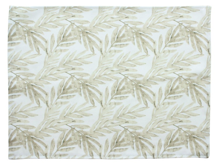 FRANK FLECHTWAREN | Platzmatte Bamboo Leaves, 4er Set, POLYESTER, 33 x 44 cm