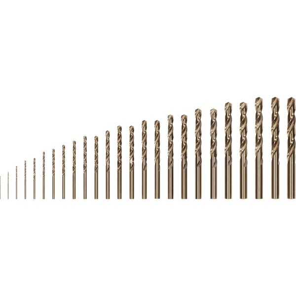 Set aus Spiralbohrern in verschiedenen Größen