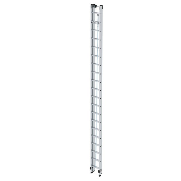 PROREGAL Sprossen-Seilzugleiter 2-Teilig Ohne Traverse 2 x 20 Sprossen