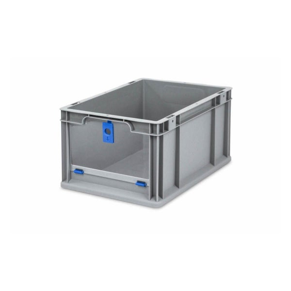 PROREGAL SuperSparSet 8x Eurobox NextGen Insight Cover HxBxT 22 x 30 x 40 20 Liter Hoch/Blau Eurobehälter Transportbox