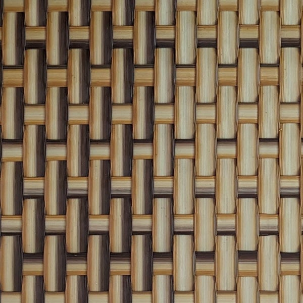 Nahaufnahme eines geflochtenen Korbmusters