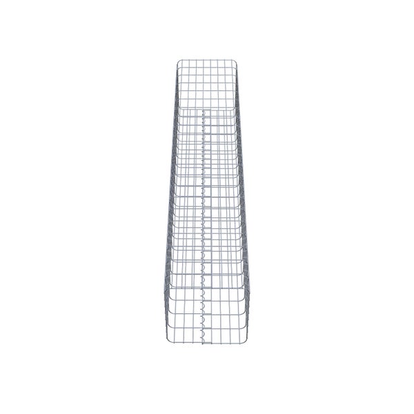 Gabionensäule 42 x 42 cm, MW 5 x 10 cm eckig - Höhe: 2,20 m