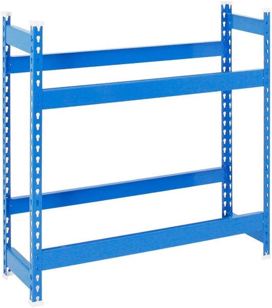 PROREGAL Getränkekistenregal Getränkeregal Camel HxBxT 100x100x30 cm Blau