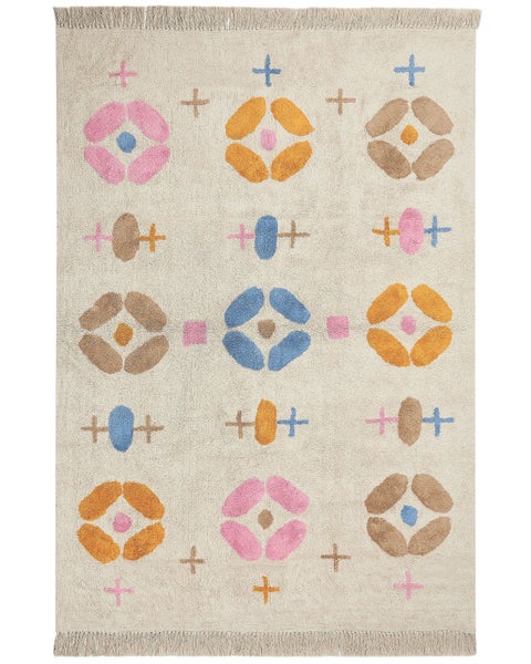 Kinderteppich DARAN Bunt 160 x 230 cm Baumwolle