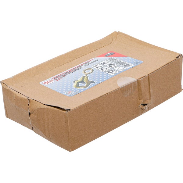 Karton mit Karosserie Richtklemme