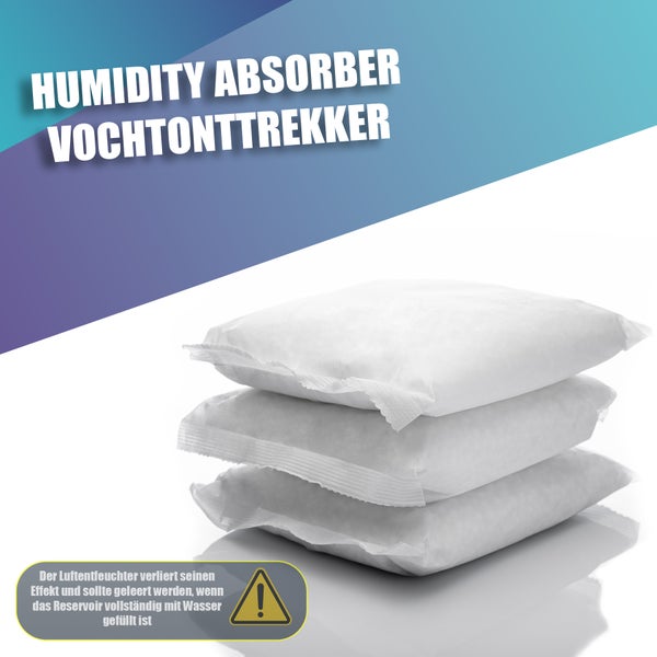 BigDean 12x 400g Luftentfeuchter Nachfüllpack Feuchtigkeitskiller Feuchtigkeits-Stopper Nachfüll-Beutel Granulat - Universelle Ersatzbeutel passen auch für Ultra Fresh Luftentfeuchter