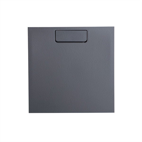 Anthrazitgraue Einbauduschwanne 80X80 Mineralguss | Mart