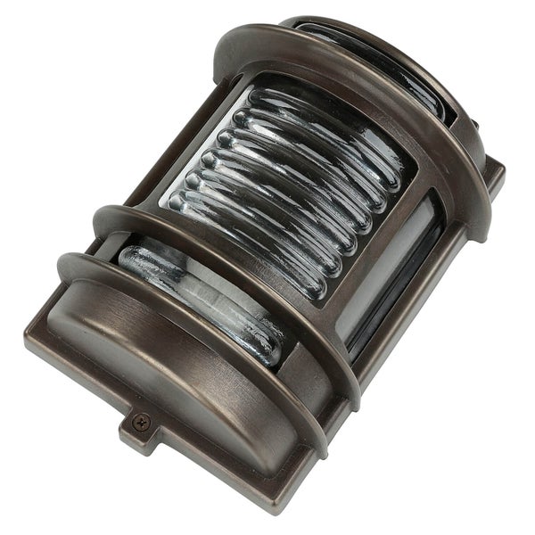 Wandleuchte mit geripptem Glasdiffusor