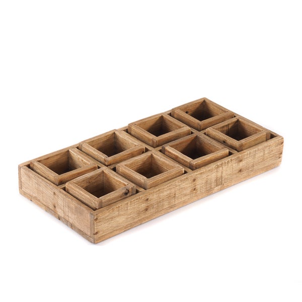 Kisten-Set Cubo II 7-tlg. Massivholz