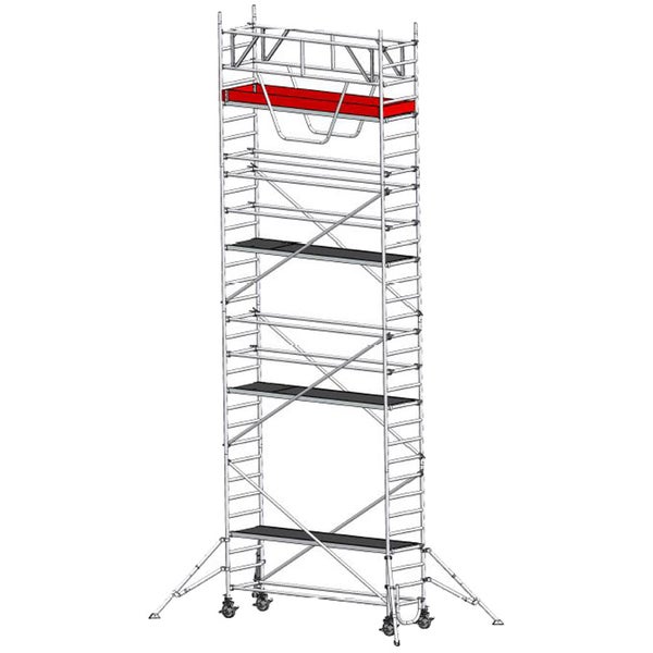 Rollgerüst mit mehreren Plattformen für Bau- und Renovierungsarbeiten