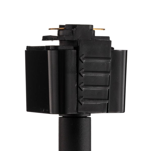 PRIOS Stromschienenleuchte Jorell (Modern) in Schwarz aus Aluminium (3 flammig, GU10) - 1-Phasen Stromschiene Stromschienenstrahler Wohnzimmerleuchte