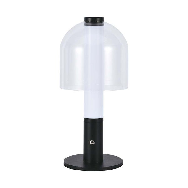 Wiederaufladbare Tischlampen - Schwarz+Transparent - IP20 - 2W - 100 Lumen - 3IN1