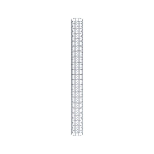 Gabionensäule Durchmesser 22 cm MW 5 x 5 cm rund - Höhe: 230 cm