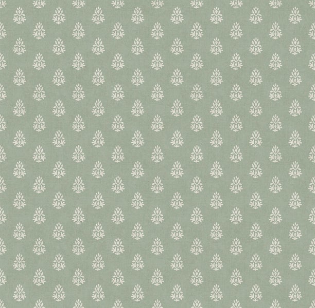 Gemustertes Textil mit Blattmuster