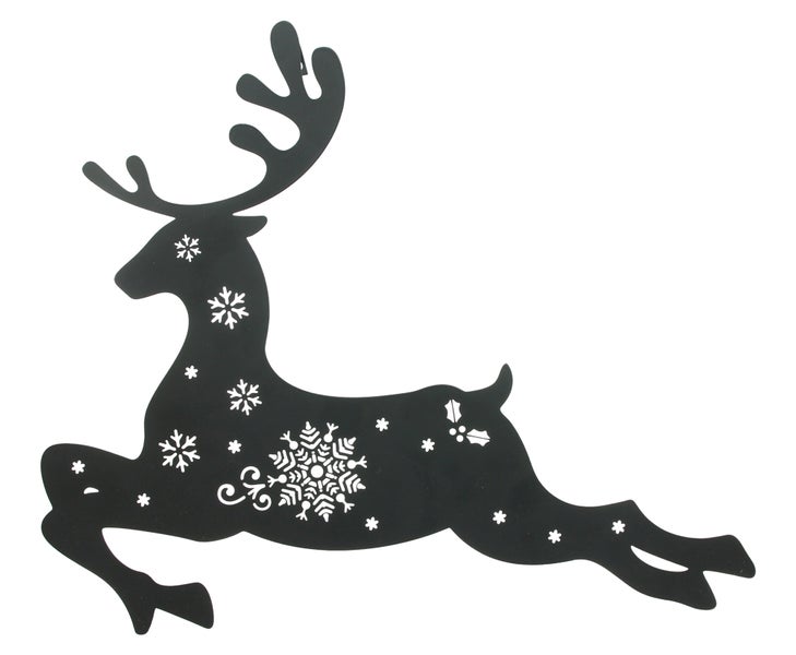 Dekorativer Rentier-Anhänger mit Schneeflockenmuster