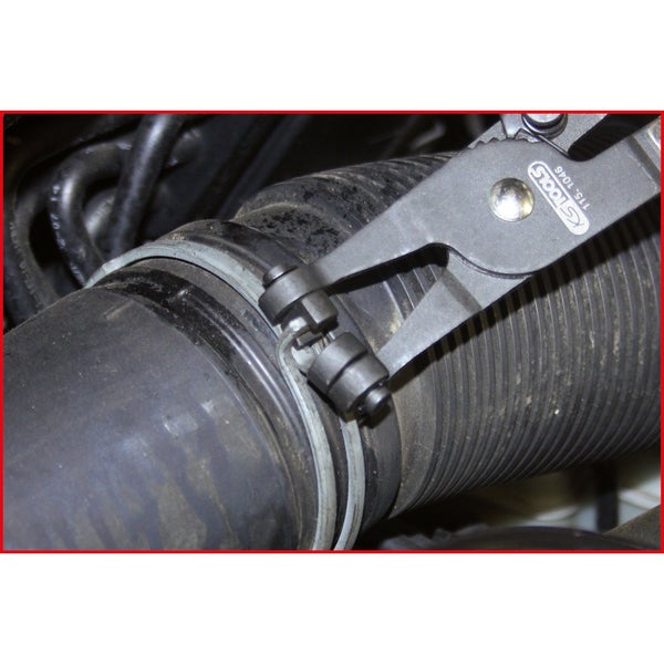 K-Tools Logo Zange zur Montage an einem Schlauch