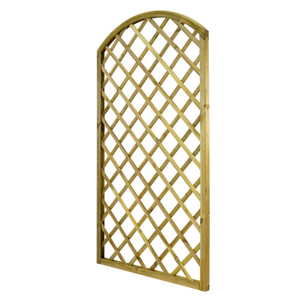 Holz Spalier mit Bogen