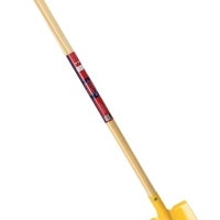 Spaten mit Holzgriff