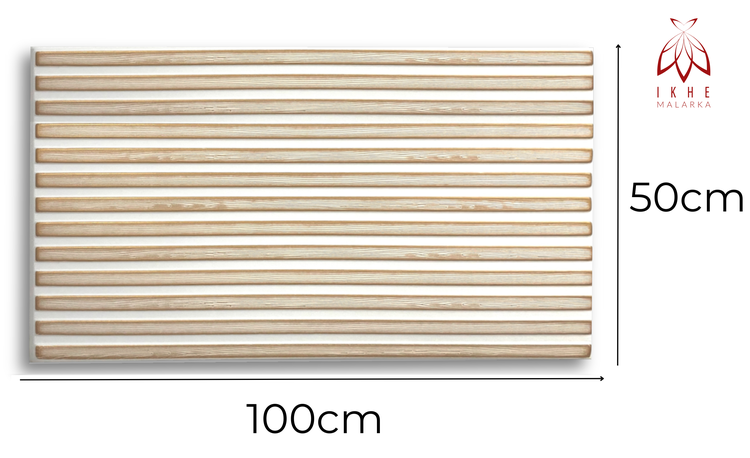 Lamellen Imitat aus Styropor Polystyrol XPS 3D Paneele Deckenpaneele Wandpaneele, Dekoren, Slats Weiß-Gold XL 100x50cm