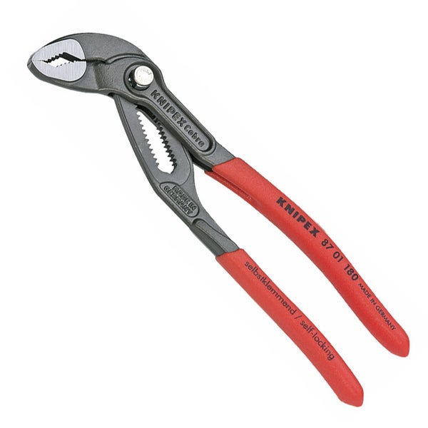 KNIPEX Cobra Wasserpumpenzange mit roten Griffen