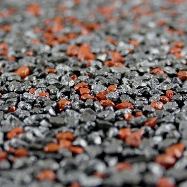 Terralith Metallic - Steinteppich metallic mix 303 für 1 qm - außen -