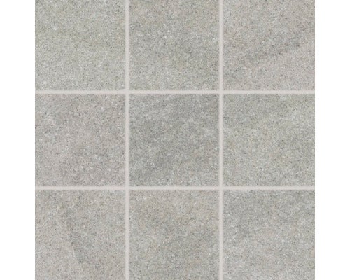 Neun quadratische Bodenfliesen aus Steinzeug