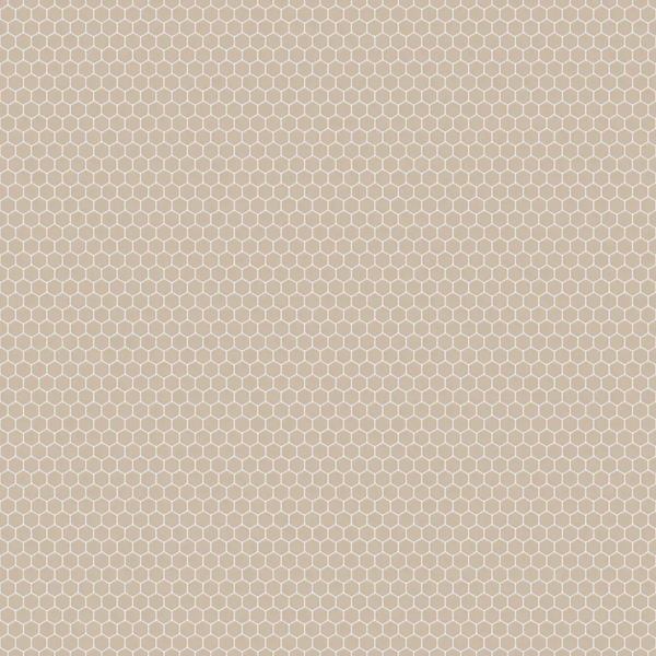 Beige hexagonale Mosaikfliese mit Wabenmuster.