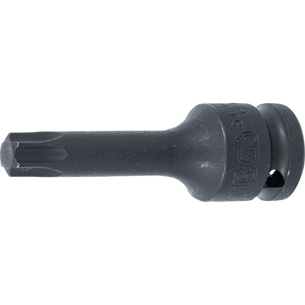 BGS Kraft-Bit-Einsatz Antrieb Innenvierkant 12,5 mm (1/2) T-Profil (für Torx) T55 - 5480-T55