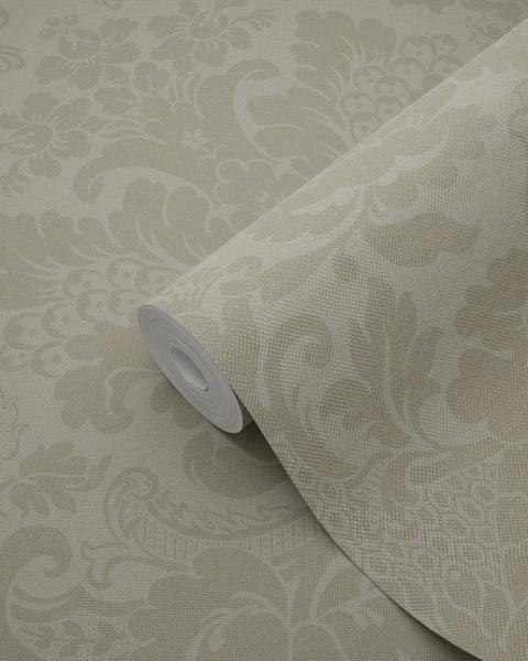 Rolle Tapete mit dezentem Blumenmuster