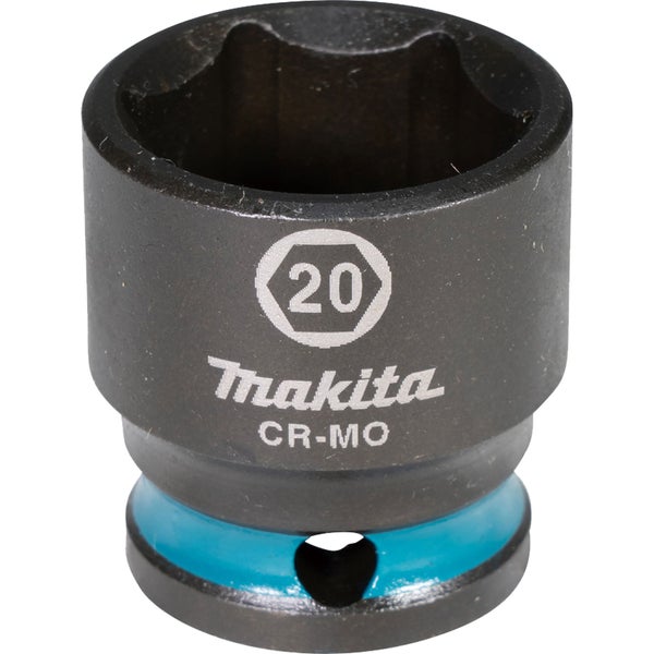 Makita E-16019 Steckschlüssel 3/8 SW20 Impact Black kurz