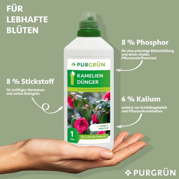 Purgrün Kameliendünger 1 Liter