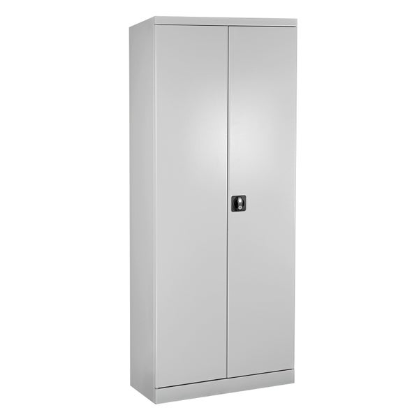 PROREGAL Stahlschrank Owl mit 4 Fachboden HxBxT 192 x 78 x 38 cm Lichtgrau